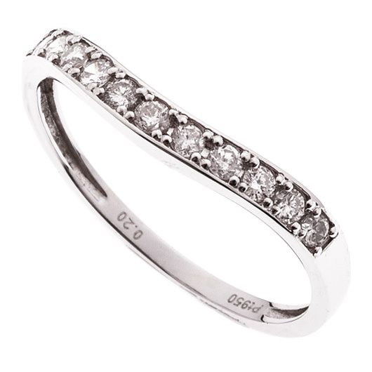 ノーブランド ダイヤモンド エタニティ リング 13100147 プラチナ 新品