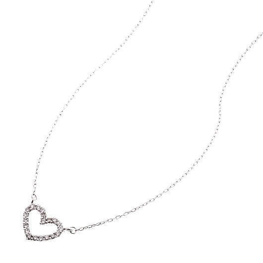 ノーブランド ダイヤモンド ネックレス 13100355 プラチナ 新品