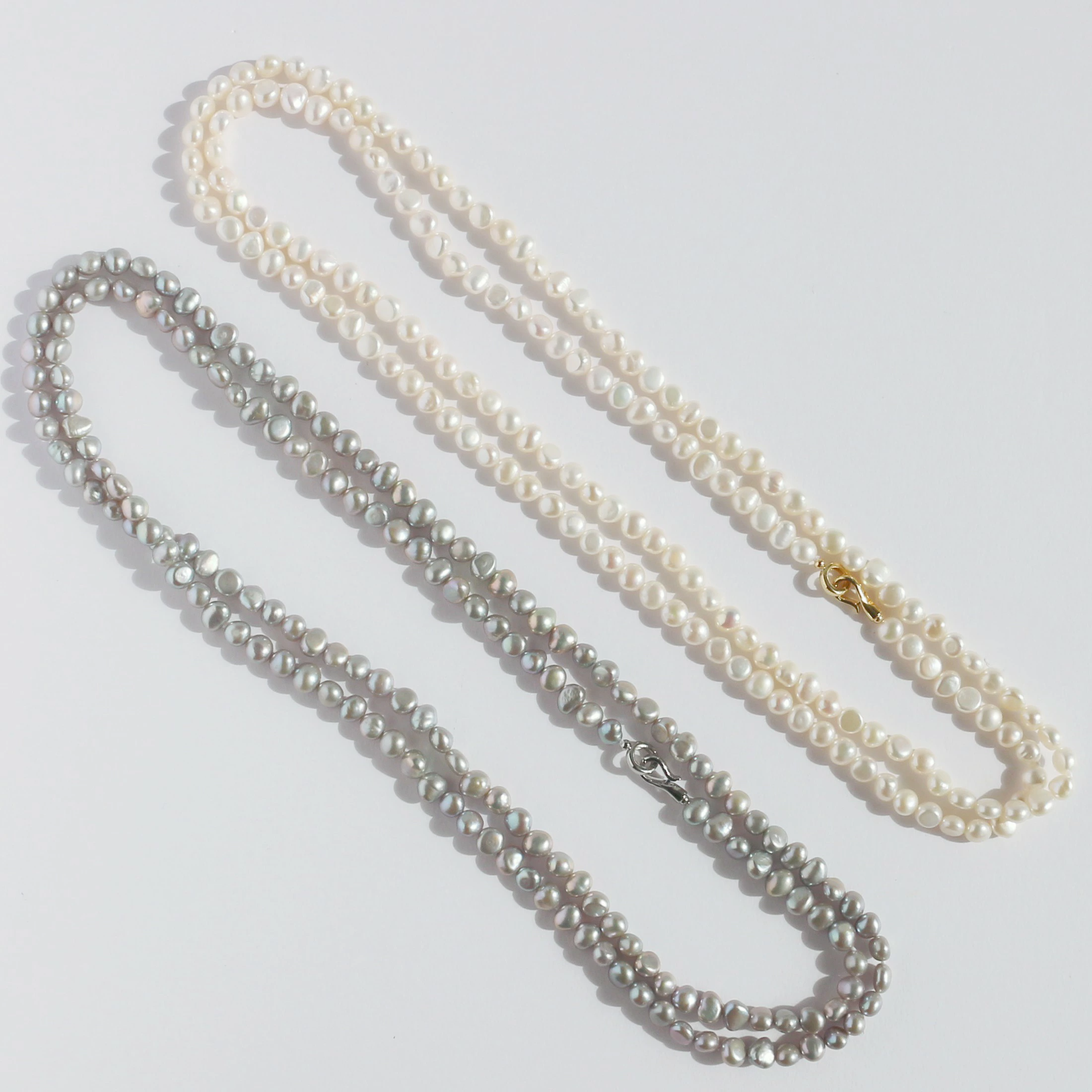 パール ネックレス ロング 2連 二連 三連 120cm 