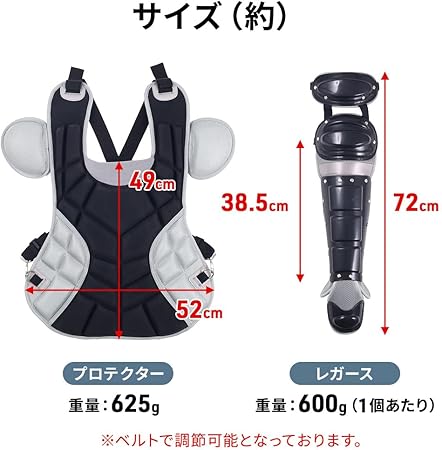 ボナルカ ソフトキャッチャー 保護具 ティーンエイジャー用 大人