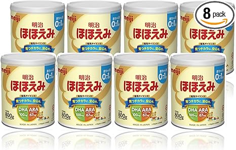 【旧品】明治ほほえみ 800g ×8缶 粉末 [0ヵ月~1歳頃の粉ミルク]