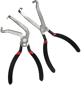 自動車用 コネクター外し工具 カプトル カプラー外し 工具 燃料フィルター 取り外しペンチ 電気コネクター プライヤー 車 オートバイ 修理用具 2個セット