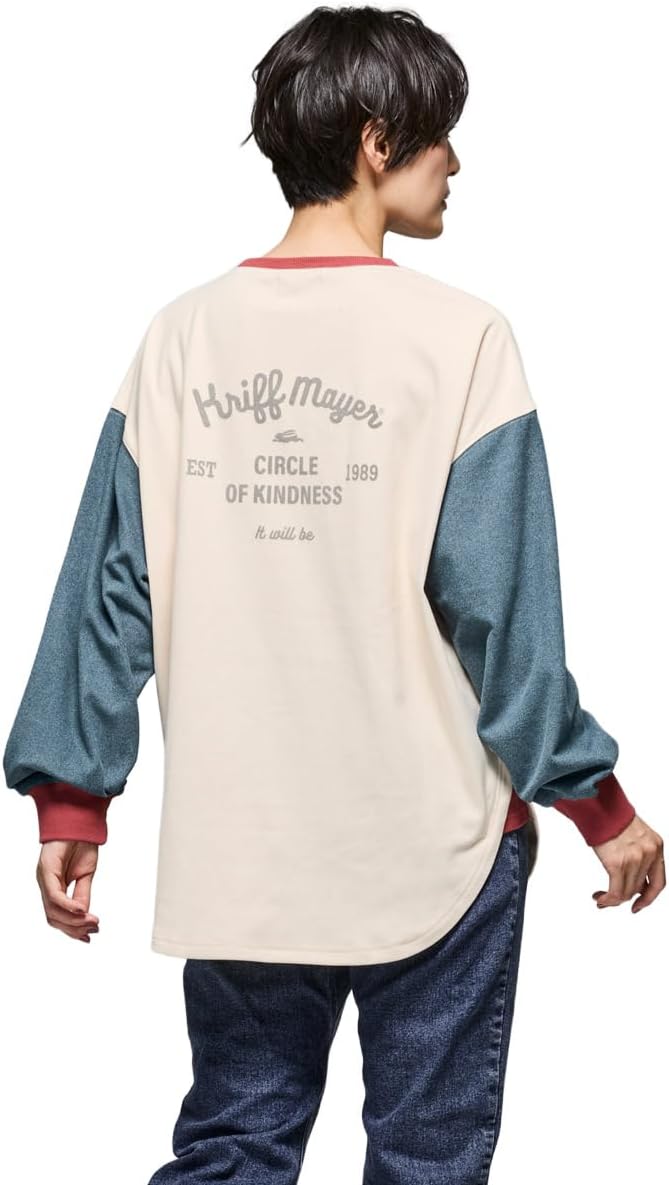 Tシャツ 長めTシャツ ゆったりしたTシャツ 伸び 女性モデル