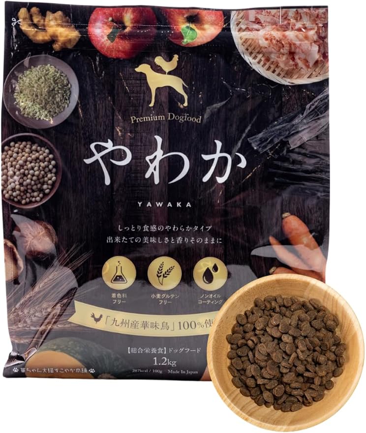華ちゃん犬猫すこやか本舗 やわか ドッグフード【 国産 無添加 】