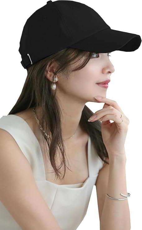 [Little&More] キャップ 帽子 レディース ２サイズ 深め uv 紫外線対策 遮光 おしゃれ 日焼け防止 【UVも遮光性も100%カットでUPF50+】